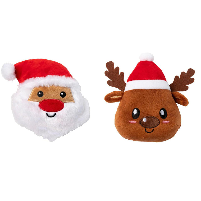 Fuzzyard - Christmas Santa & Reindeer Plush Set