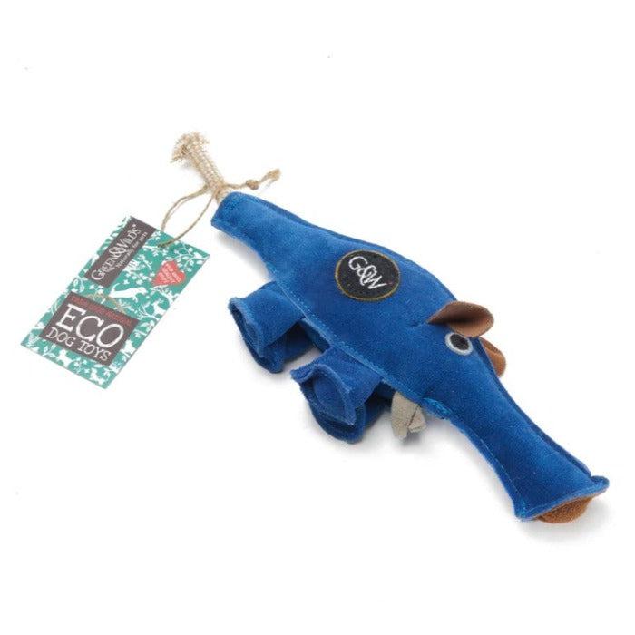 Green & Wilds - Eco Dog Toy - Dino the Dyno Fish