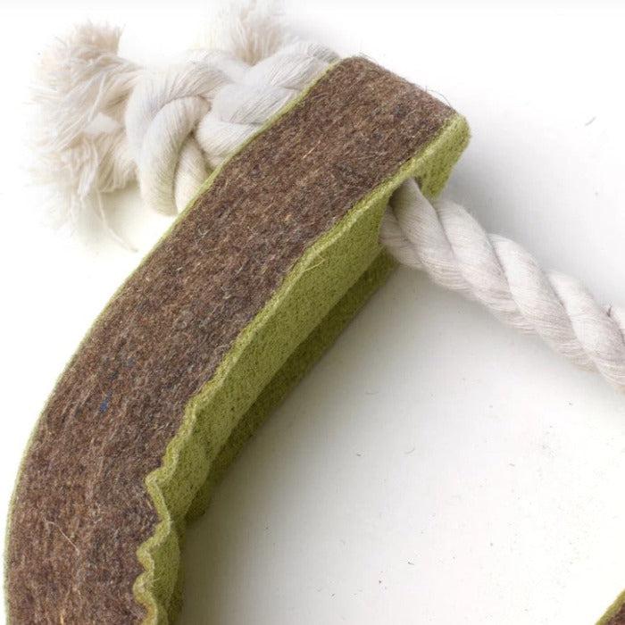 Green & Wilds | Eco Dog Toy - Push Me, Pull Me Ring-Green & Wilds-Love My Hound