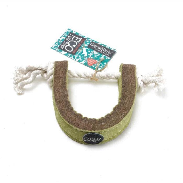 Green & Wilds | Eco Dog Toy - Push Me, Pull Me Ring-Green & Wilds-Love My Hound