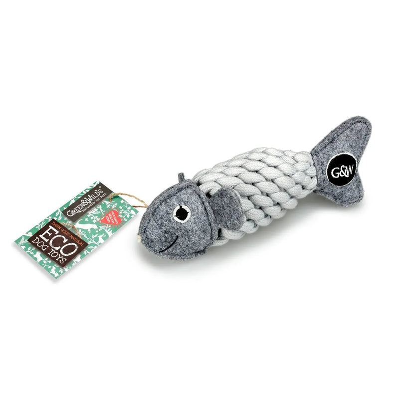 Green & Wilds | Eco Dog Toy - Roger the Ropefish-Green & Wilds-Love My Hound