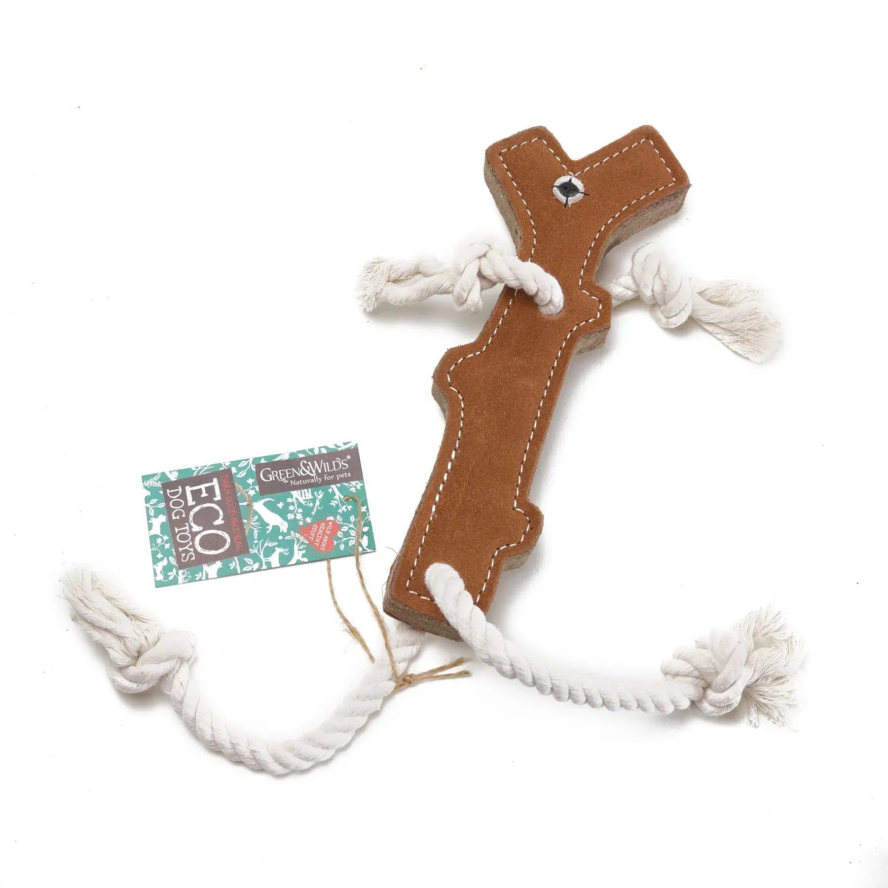 Green & Wilds | Eco Dog Toy - Stick Man-Green & Wilds-Love My Hound