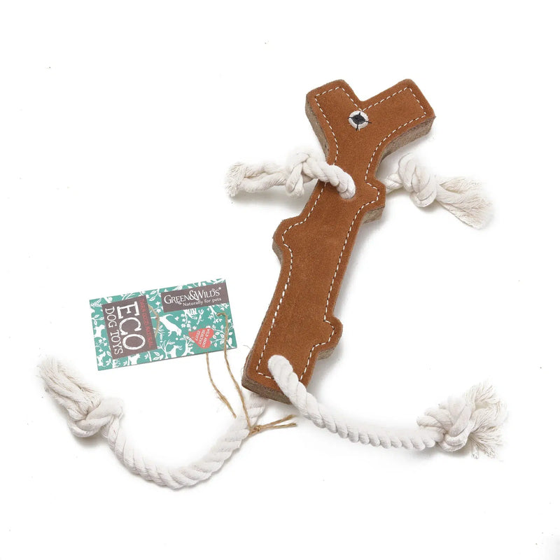 Green & Wilds | Eco Dog Toy - Stick Man-Green & Wilds-Love My Hound