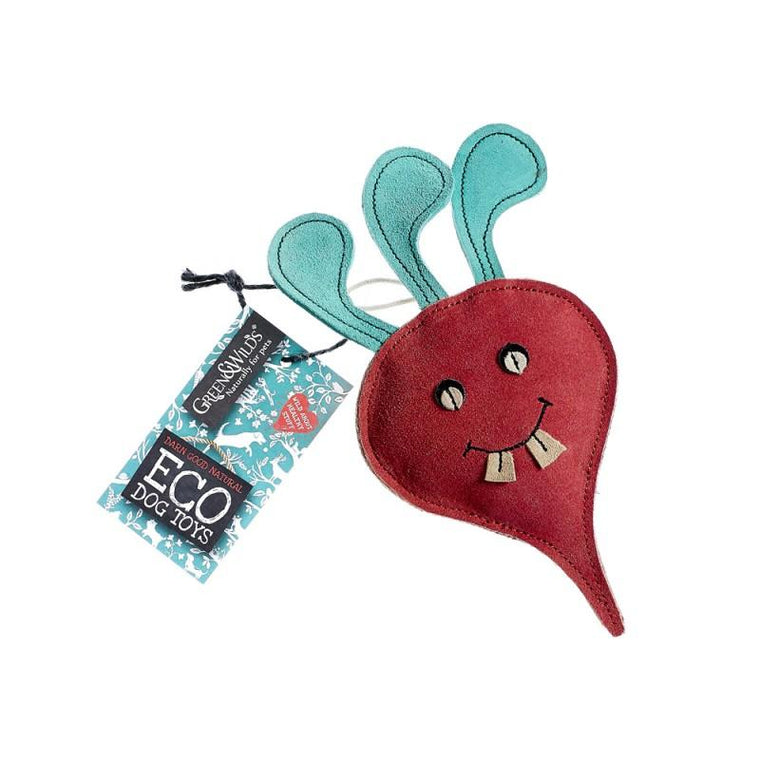 Green & Wilds | Eco Dog Toy - Terry The Turnip