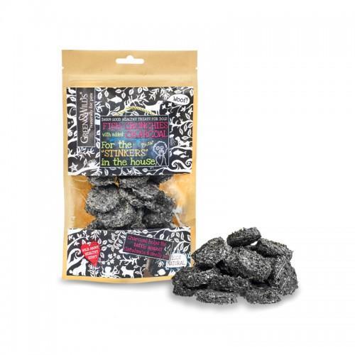 Green & Wilds - Fish Crunchies With Charcoal Dog Treats-Green & Wilds-Love My Hound