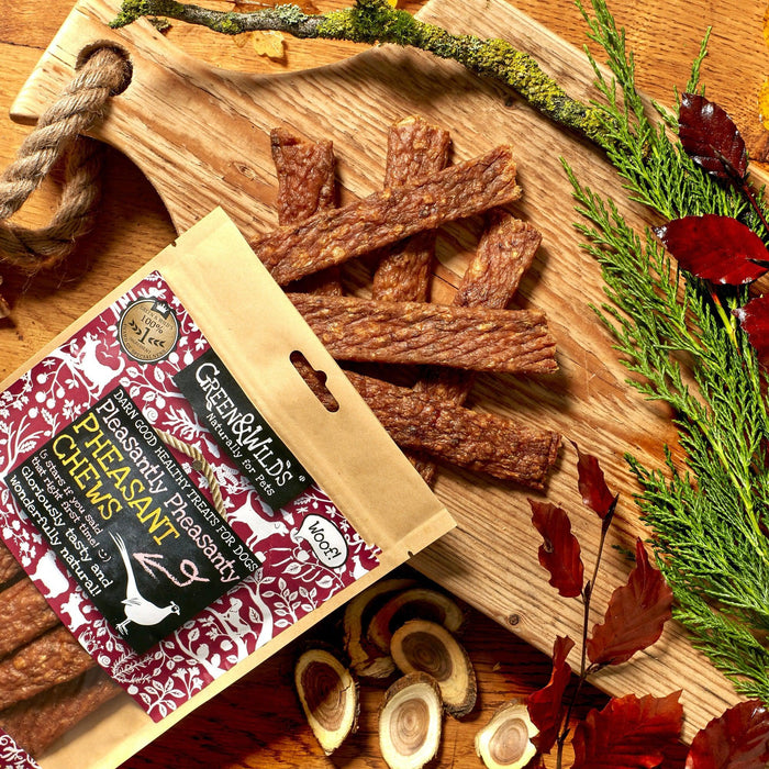 Green & Wilds | Pheasant chews 100g-Green & Wilds-Love My Hound