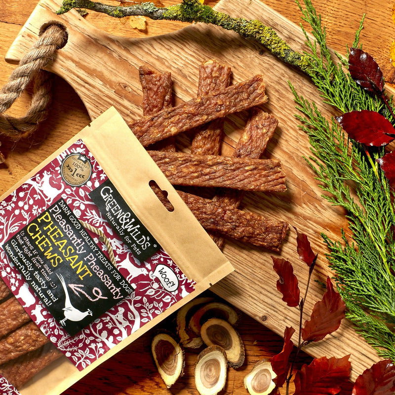 Green & Wilds | Pheasant chews 100g-Green & Wilds-Love My Hound