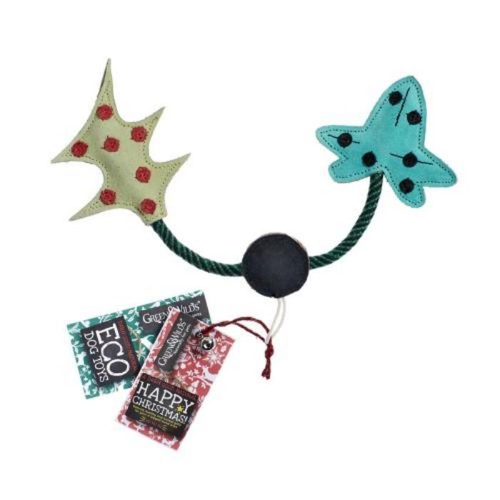 Green & Wilds | The Holly & The Ivy - Eco Dog Toy-Green & Wilds-Love My Hound