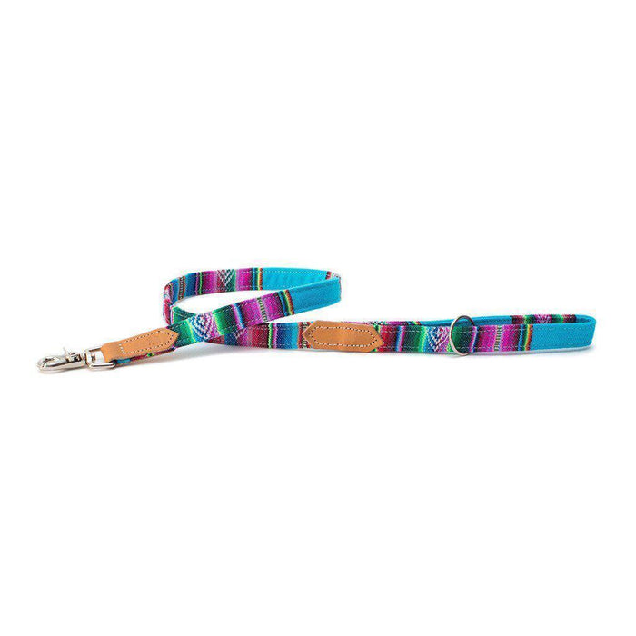 Hiro + Wolf Inca Blue Classic Dog Lead-Hiro + Wolf-Love My Hound