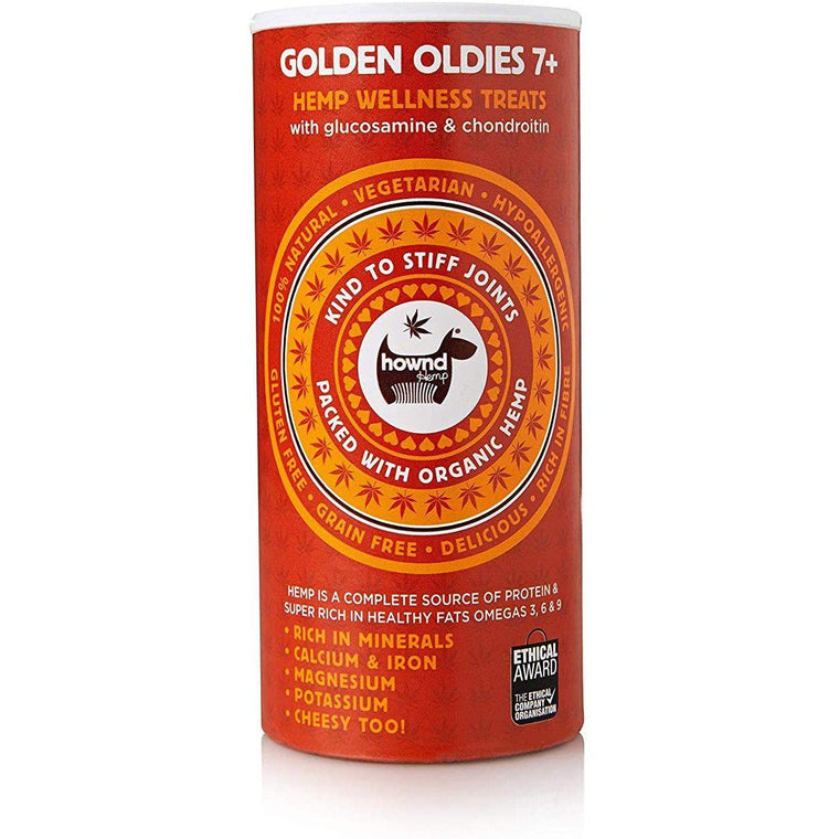 Hownd - Golden Oldies Hemp Wellness Dog Treats 130g