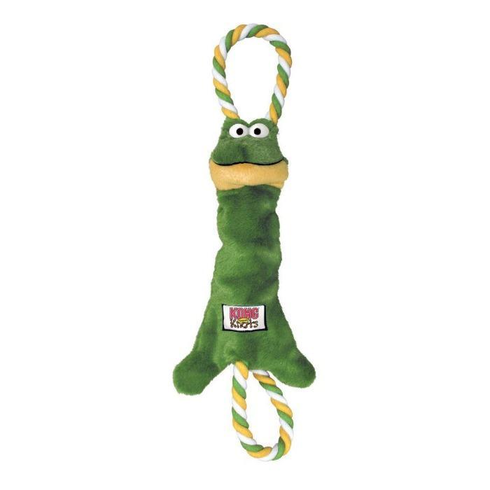 Kong - Tugger Knots Dog Toy - Frog