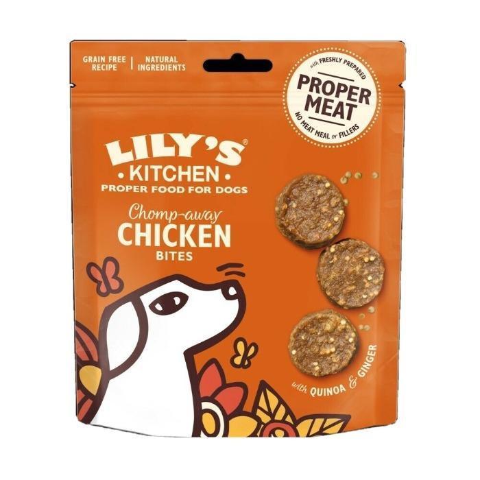 Lily's Kitchen | Chomp Away Chicken Bites | Dog Treats 70g