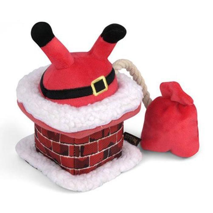 P.L.A.Y - Clumsy Claus Christmas Dog Toy