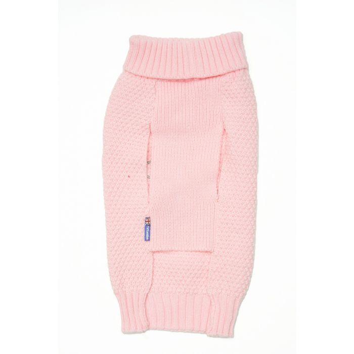 Pet London - Pink/Tweed Reindeer Christmas Jumper-Pet London-Love My Hound