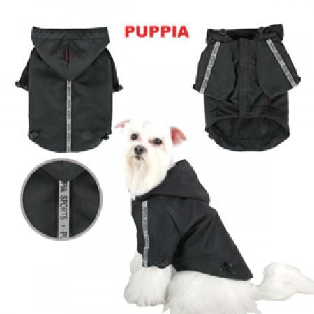 Puppia Base Dog Raincoat - Black-Puppia-Love My Hound
