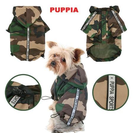 Puppia Base Dog Raincoat - Camo-Puppia-Love My Hound