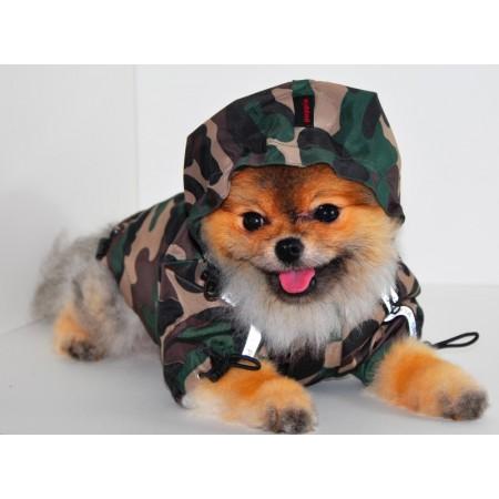 Puppia Base Dog Raincoat - Camo-Puppia-Love My Hound