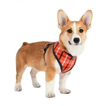 Puppia Baxter Soft Dog Harness (A) - Orange-Puppia-Love My Hound
