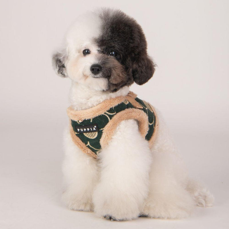 Puppia - Florent Jacket Harness (B)- Green-Puppia-Love My Hound