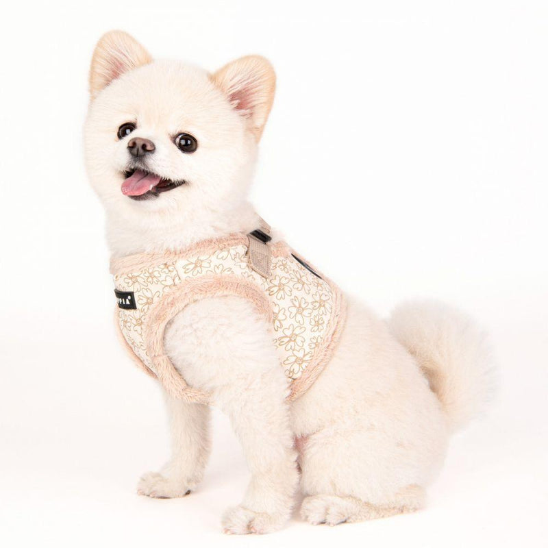 Puppia - Hepatica Jacket Harness (B)- Biege-Puppia-Love My Hound