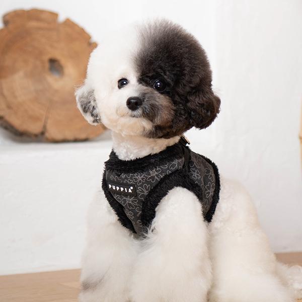 Puppia - Hepatica Jacket Harness (B)- Black-Puppia-Love My Hound