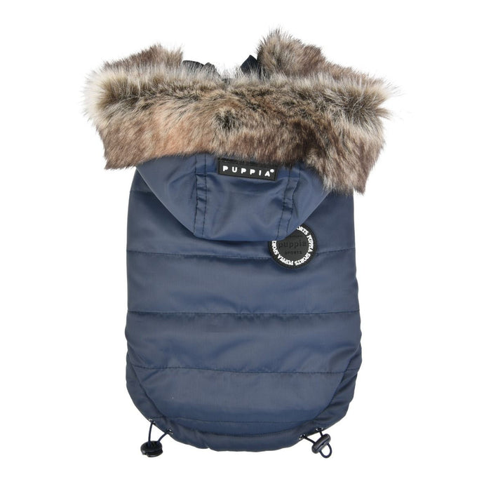 Puppia - Hollis Parker - Reversible Dog Coat - Blue-Puppia-Love My Hound