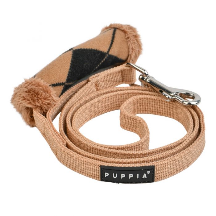Puppia - Jayden Soft Dog Lead - Caramel