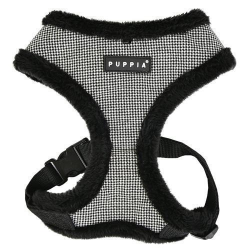 Puppia - Puppytooth Soft Dog Harness (A) - Black