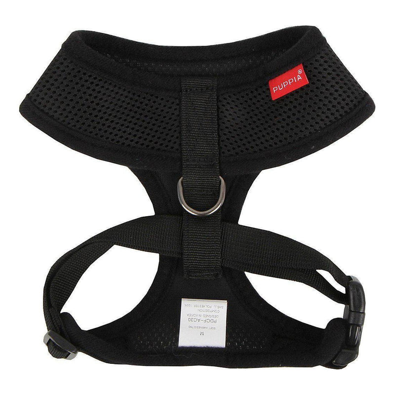 Puppia Soft Dog Harness (A) - Black-Puppia-Love My Hound