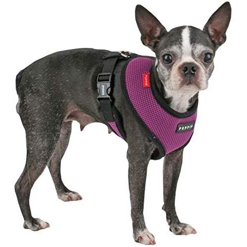 Puppia Soft Dog Harness (A) - Purple-Puppia-Love My Hound