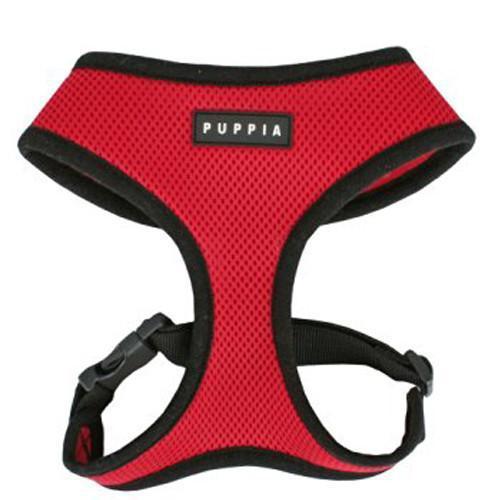 Puppia Soft Dog Harness (A) - Red