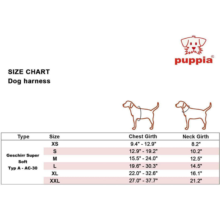 Puppia Soft Dog Harness (A) - Wine-Puppia-Love My Hound