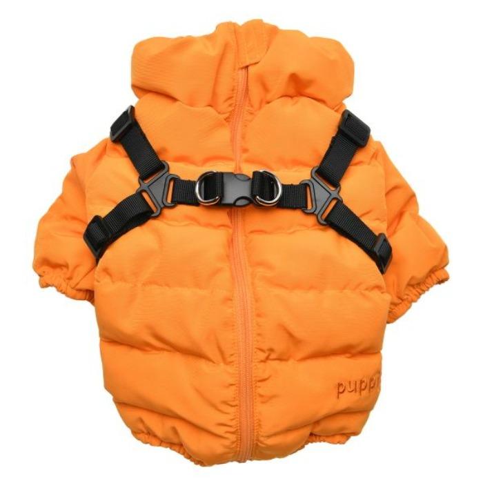 Puppia - Soft Dog Jumper Harness Coat - Orange