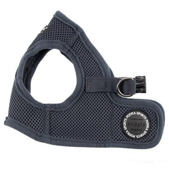 Puppia Soft Jacket Harness (B) - Grey-Puppia-Love My Hound