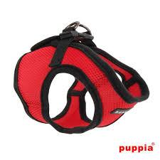 Puppia Soft Jacket Harness (B) - Red-Puppia-Love My Hound
