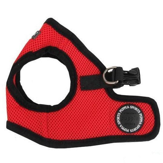 Puppia Soft Jacket Harness (B) - Red