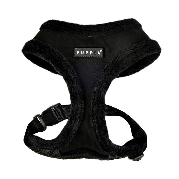 Puppia - Terry Dog Soft Dog Harness (A)- Black-Puppia-Love My Hound