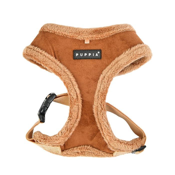 Puppia - Terry Dog Soft Dog Harness (A) - Brown