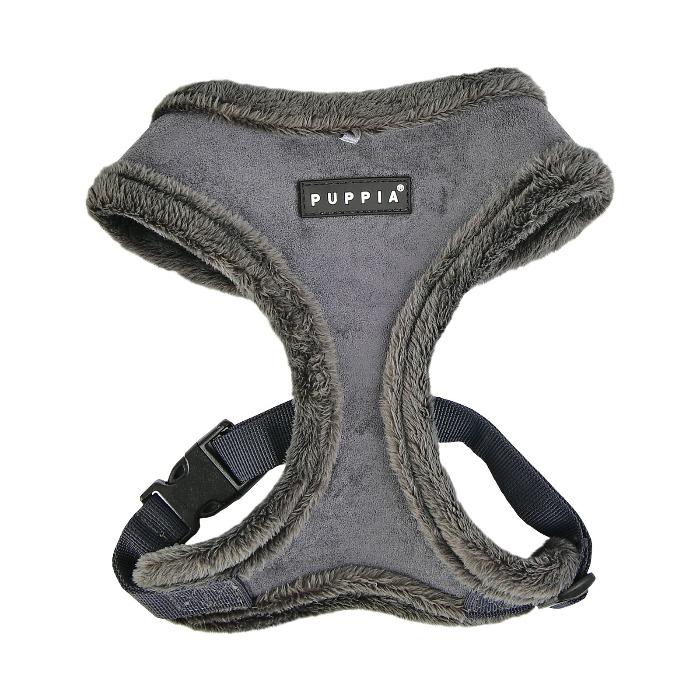 Puppia - Terry Soft Dog Harness (A) - Grey-Puppia-Love My Hound