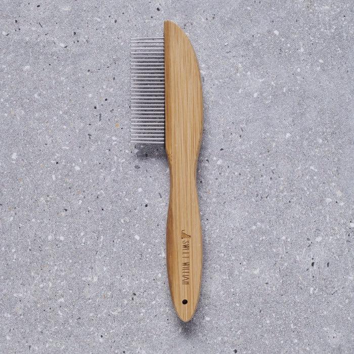Sweet William - Bamboo & Metal Comb-Sweet William-Love My Hound