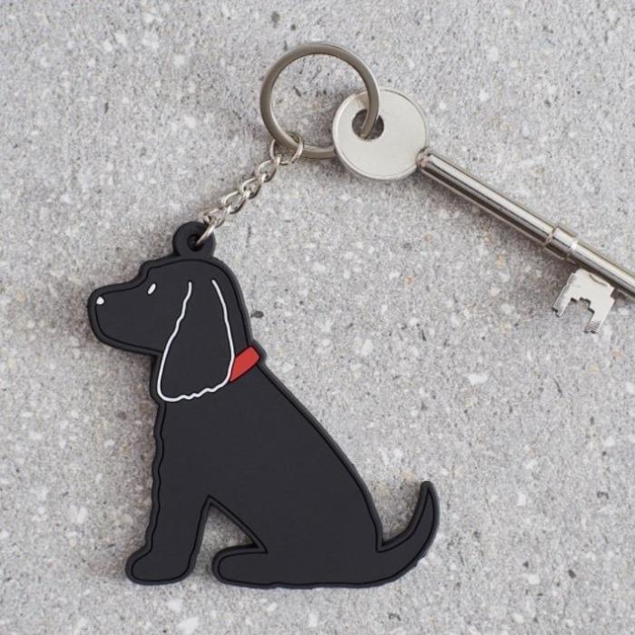 Sweet William - Black Cocker Spaniel Keyring-Sweet William-Love My Hound