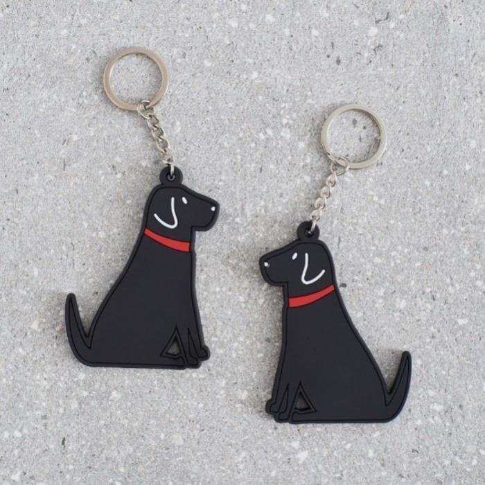Sweet William - Black Labrador Keyring-Sweet William-Love My Hound