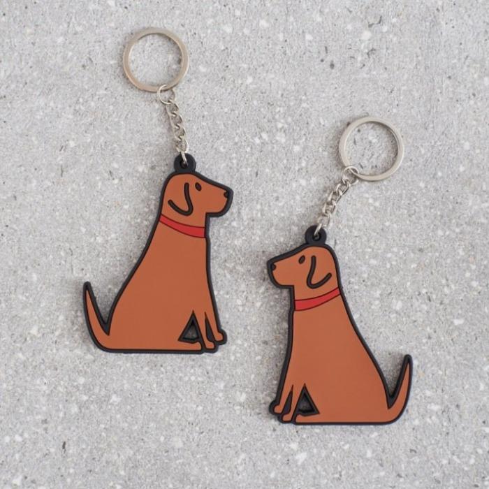 Sweet William - Fox Red Labrador Keyring-Sweet William-Love My Hound