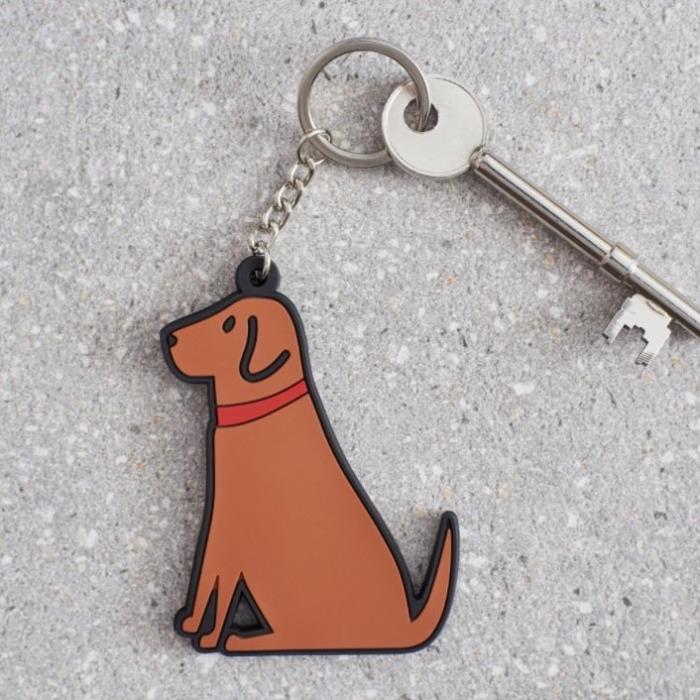 Sweet William - Fox Red Labrador Keyring-Sweet William-Love My Hound