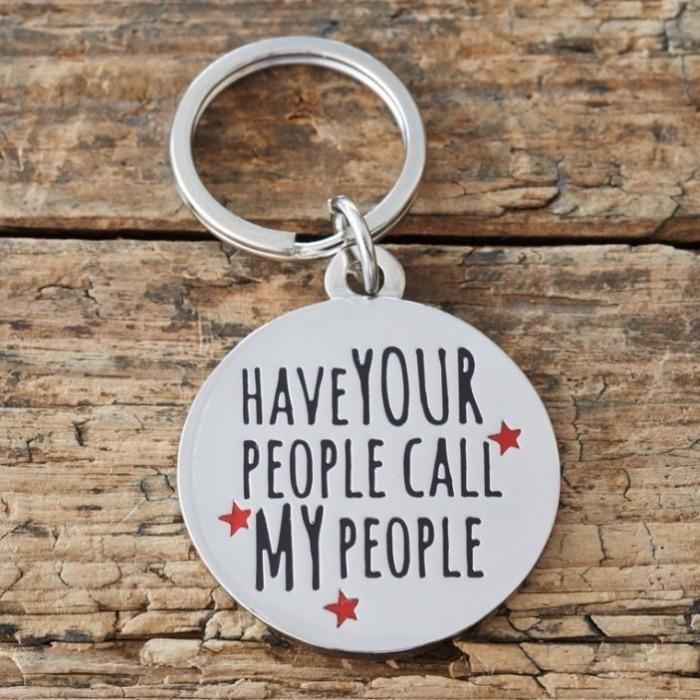 Sweet William - "Have Your People Call My People" Dog ID Tag-Sweet William-Love My Hound