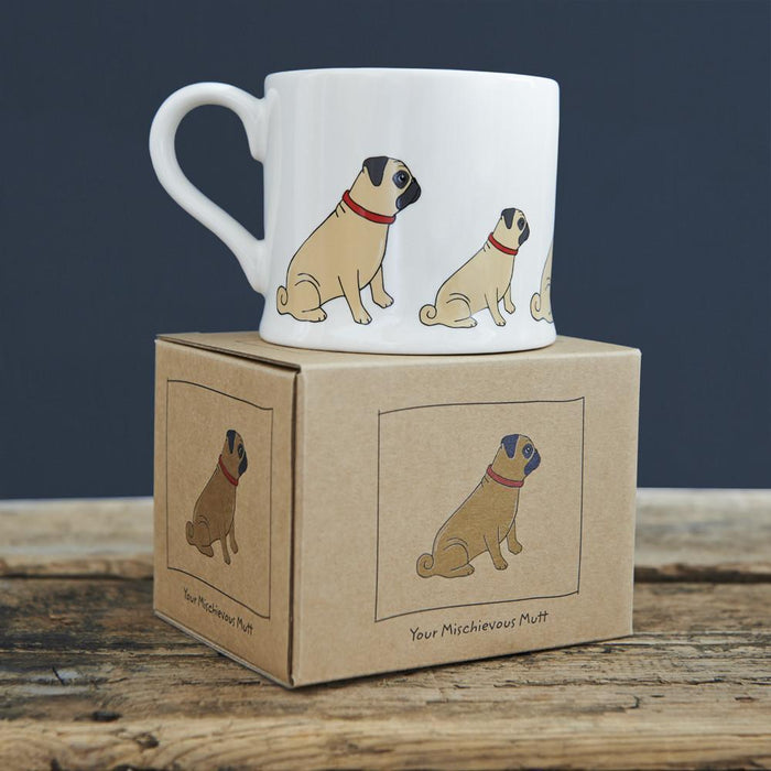 Sweet William - Pug Mug ( Boxed )-Sweet William-Love My Hound