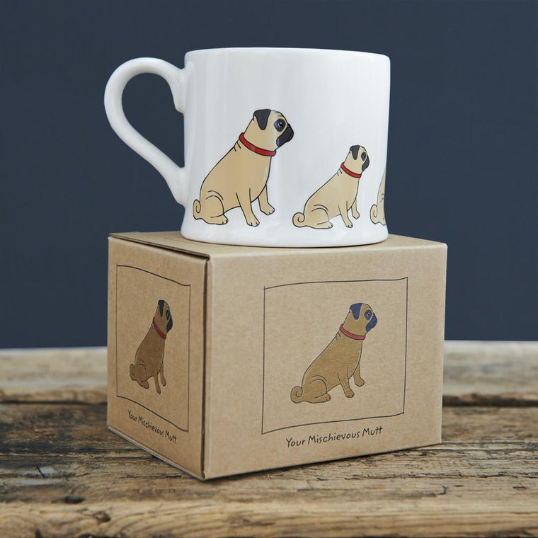 Sweet William - Pug Mug ( Boxed )