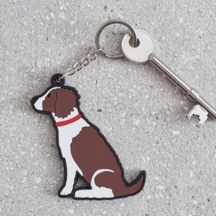 Sweet William - Springer Spaniel Keyring-Sweet William-Love My Hound