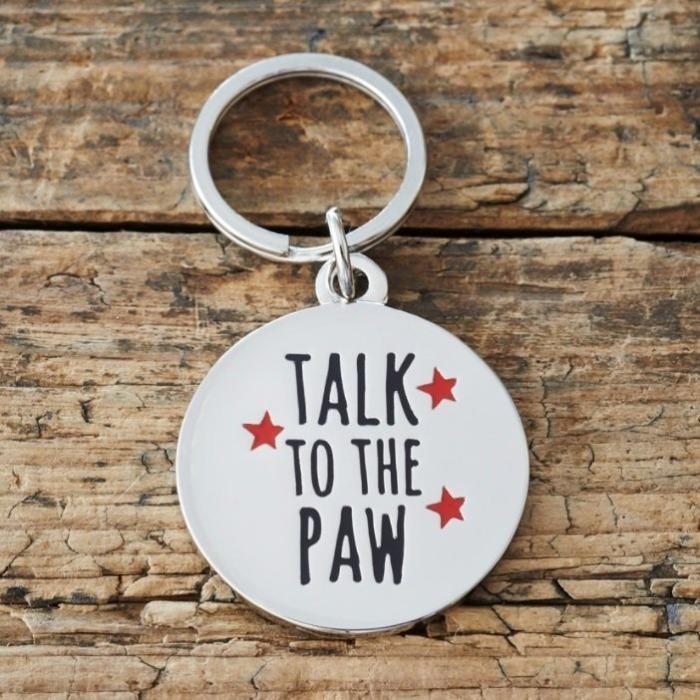 Sweet William - "Talk To The Paw" Dog ID Tag-Sweet William-Love My Hound