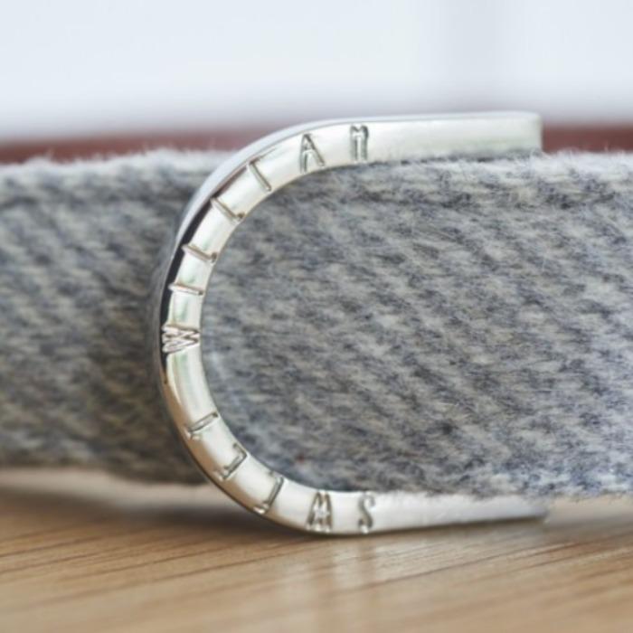 Sweet William - Tweed Dog Collar - Grey-Sweet William-Love My Hound